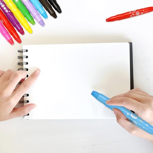 PATIKIL Watercolor Gel Crayon, 6Pcs Washable Twist Crayons for Coloring, Drawing, Painting, Light Purple (5.2x0.59) - color: Light Purple