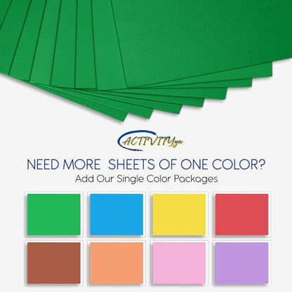 Green EVA Foam Sheets, 6 x 9 Inch, 2mm Thick – Foam Paper for DIY Arts and Crafts, School Projects, and More – 8 Pack - color: Green