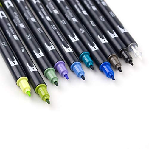 Tombow ABT Dual Brush Pen set of 10, LANDSCAPE