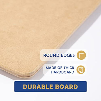 Falling in Art 14x18 Sketch Board with Sturdy Clip &Rubber Bands | Professional Art Drawing Board, Portable Artists Clipboard for Classroom, Studio Drawing, Outdoor Painting - size: 14X18"