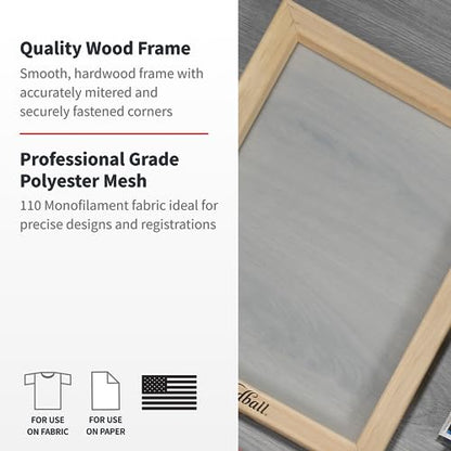 Speedball 4712 10-Inch-by-14-Inch Screen Printing Frame - size: 10 x 14 Inches