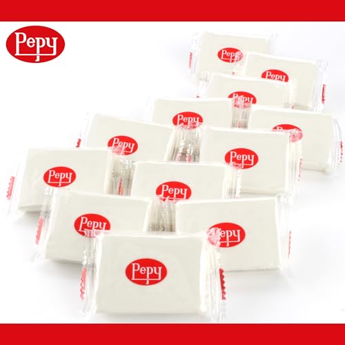 Pepy Plastilina Reusable and Non-Drying Modeling Clay; Set of 24 Bars, 1.4 Ounce Each, Perfect for Arts and Crafts Projects, White - color: White