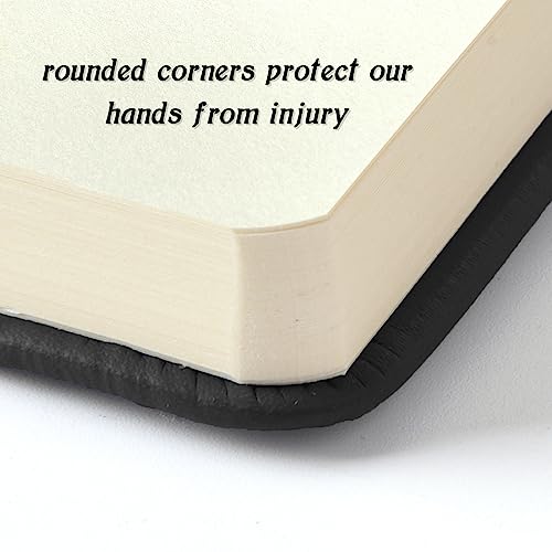 5" x 5" Hardcover Sketch Book,58 Sheets Small Mixed Media Pocket Sketch Pad | PU Cover,150 GSM Acid Free Artist Drawing Paper,Travel Journal Blank Notebook for Adults Sketching,Illustration.Black - color: 150gsm PU-black