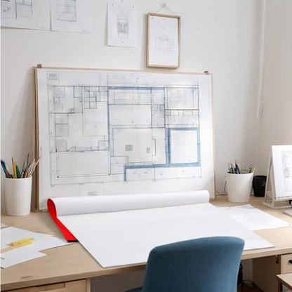 ForraFun 2 Pack 11 x 17 Inches Design Vellum Pad Drafting Vellum Paper Pad White Translucent Drafting Tracing Paper for Drawing Design Tracing and Architecture, 100 Sheets