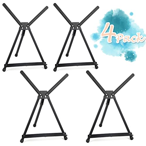 Falling in Art 4 Pack 15" to 21" Tabletop Easel for Painting &Display - style: 4 PACK