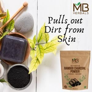 MB Herbals Activated Bamboo Charcoal 3.5 oz (100g) | Food Grade Charcoal for Baking, Skin Care & Hair Care - size: 100g
