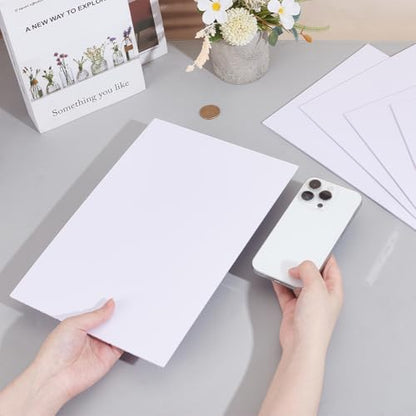 BENECREAT 5 Sheets 3mm White Foam Boards 11.8x7.8inch Rectangle Foam PVC Sheet Poster Board Mount Board for Mounting, Crafts, Modelling, Art, Display, School Projects - size: 30cmx20cmx3mm