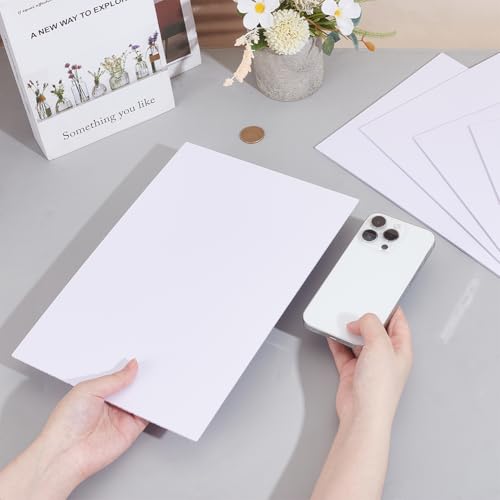 BENECREAT 5 Sheets 3mm White Foam Boards 11.8x7.8inch Rectangle Foam PVC Sheet Poster Board Mount Board for Mounting, Crafts, Modelling, Art, Display, School Projects (Pack of 3) - size: 30cmx20cmx3mm (Pack of 3)