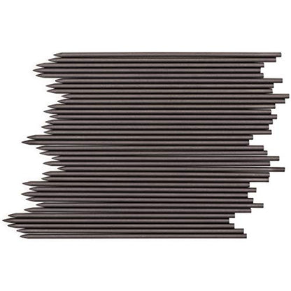June Gold 2.0 mm, 108 Lead Refills, 2B, 90 mm Length, Sturdy Carrying Case | Extra Bold Thickness, Break Resistant Graphite, Sketching, Shading, Blending, Construction, Carpentry - color: 2b Graphite, style: 2.0 mm