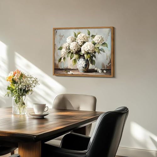 Hydrangea Diamond Art Kits for Adults Round Diamond Painting 16x12 Inch - color: DD149