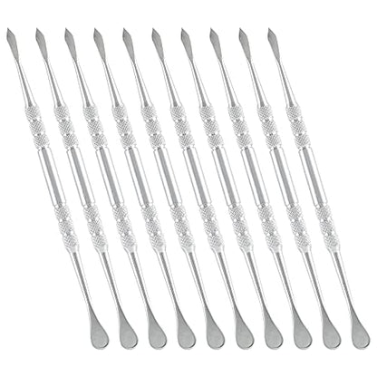 suiwotin 10PCS Wax Carving Tool, Silver, Stainless Steel - color: Silver - 10PCS