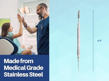 ARTMAN INSTRUMENTS Lecron Wax Carvers 6.5” Set of 3 Dental Lab Tools, Double-Ended Sculpting Instruments for Wax Carving, Restorative Dentistry, Precision Surgical-Grade Stainless Steel