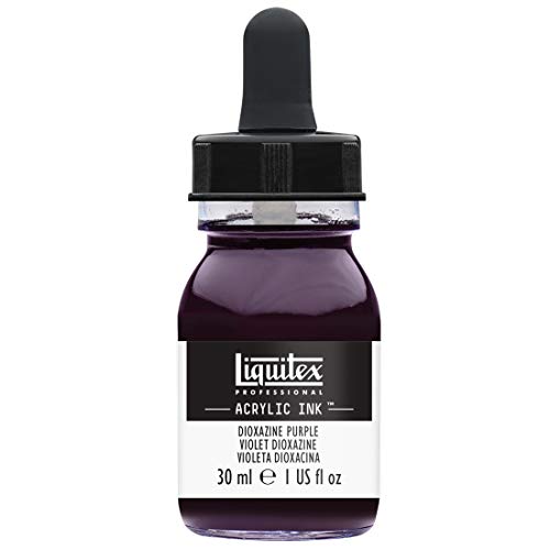 Liquitex Professional Acrylic Ink, 1-oz Jar, Dioxazine Purple - color: Dioxazine Purple, style: 1-oz Jar