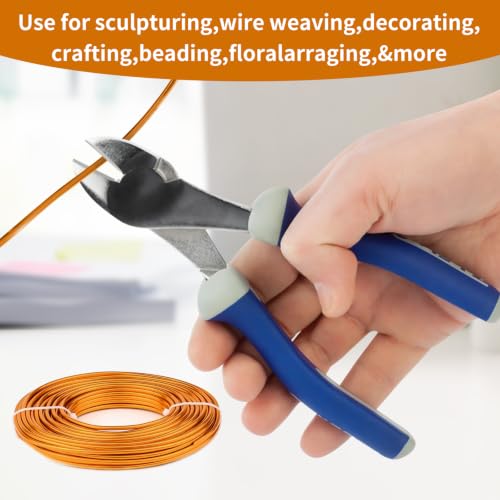 9 Gauge Aluminum Craft Wire, 52.5FT Bendable Armature Wire for Sculpting, Jewelry Making, DIY Crafting, Doll Making, Modelling, Bonsai Training(Yellow) - color: Yellow