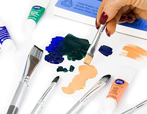 ADIS&Guys 10-Piece Professional Face & Body Painting Brush Set – Ideal for Acrylic, Oil & Watercolors, Perfect for Artists & Kids - color: Gray