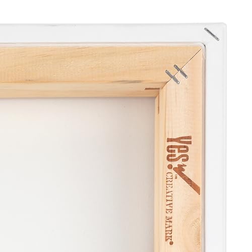 Yes! All Media Stretched Canvas for Painting, 20×30" Canvas 3 Pack, 1-1/2 in Deep, 11oz Weight, Triple-Primed Acid-Free, Accepts Acrylics, Oils, Watercolors & Inks, Fine Close-Weaved Smooth Cotton