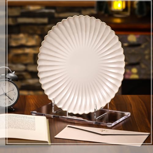 Jetec Acrylic Book Stand Clear Easel Stand for Display, 8 x 5 x 8 Inch - size: 8 x 5 x 8 Inch