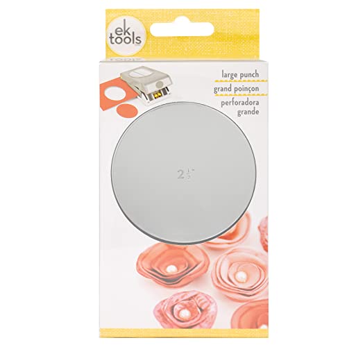 EK Tools Circle Paper Punch, 2.5-Inch, New Package , White - size: 2.5 Inch