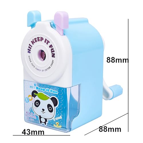 Cute Cartoon Electric Pencil Sharpener - Battery/Plug-in, Auto Sharpening for Kids Classroom/Home, Colored Pencils & Crayons Sharpener