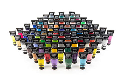 Liquitex BASICS Acrylic Paint Set, 72 x 22ml (0.74-oz) Tubes - size: 22 ml tubes, style: 72 x 22ml (0.74-oz)