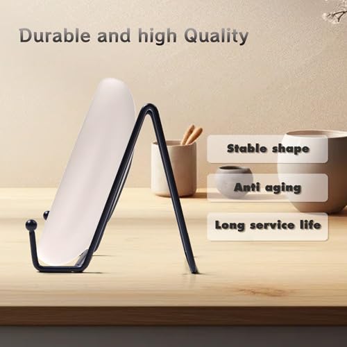 6 Inch Metal Display Easels, 2 Pack Tabletop Stands | For Wreath, Picture & Decorative Plate Holder