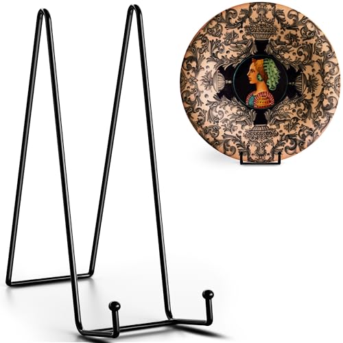 TR-LIFE 16 Inch Heavy Duty Plate Stand (4 Pack) - Metal Display Easel for Large Plates, Picture Frames, Signs, Posters, and Decorative Platters - size: 16 Inch