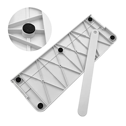 Paper Cutter, A4 Paper Trimmer with Security Safeguard & Side Ruler Portable Straight Edge Cutter for Scrapbooking Craft Paper, Photos, Label, Cardstock (White) - color: White