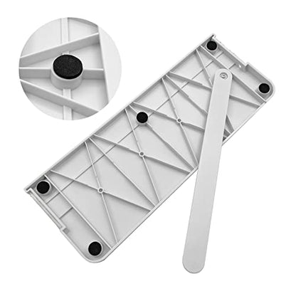 Paper Cutter, A4 Paper Trimmer with Security Safeguard & Side Ruler Portable Straight Edge Cutter for Scrapbooking Craft Paper, Photos, Label, Cardstock (White) - color: White