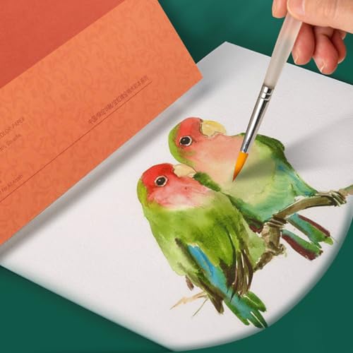 MEEDEN 8.3"X12" Watercolor Paper Block: Rough Grain, 140lb/300gsm - color: Rough Grain, size: 9×12"