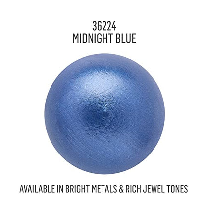 FolkArt Metallic Acrylic Craft Paint, Midnight Blue 2 fl oz Premium Metallic Finish Paint, Perfect For Easy To Apply DIY Arts And Crafts, 36224 (Pack of 2) - color: Midnight Blue, size: 2 Fl Oz (Pack of 2)
