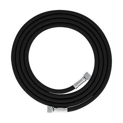 Master Airbrush Premium 25 Foot Nylon Braided Airbrush Hose | 25' Nylon Braided 1/8" BSP Airbrush Hose with Brush Adapter Fitting Connectors on Both Ends - size: 25' (1/8" Fittings)