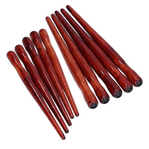 5Pcs Tachikawa Comic Pen Nib Holder for Various Pen Nib, Comic Dip Pen Set, Dip Pen Nib Holder Premium Sandalwood Hold Sturdy Comic Pen Nib Holder5Pcs Burlywood C (2set Red Wood Color) - color: 2set Red Wood Color