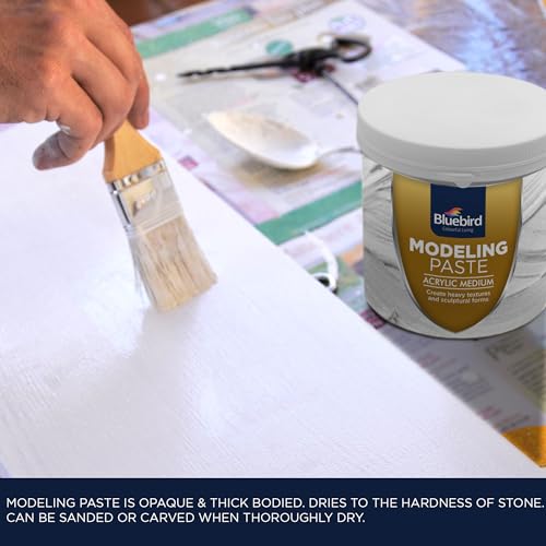 BLUEBIRD Modeling Paste 28.2Oz & Heavy Gesso Primer 28.2Oz Full Tub