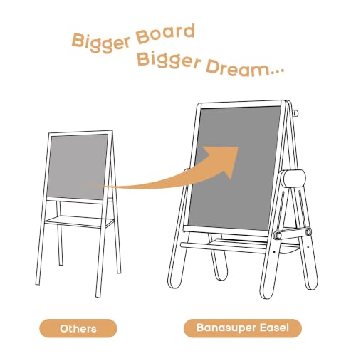 3-In-1 Folding Kids Art Easel - Double-Sided Foldable Wooden Art Easel with Chalkboard & Whiteboard, Height Adjustable, Portable Art Station with Paper Roll Holder, Ideal Gift for Girl & Boy - style: Folding Easel