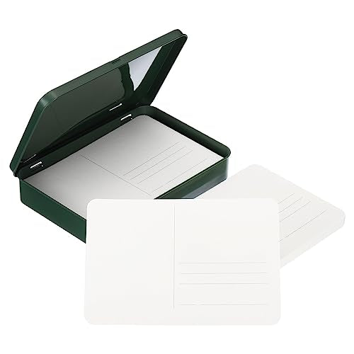 PATIKIL 24 Sheets Watercolor Postcards, 4x6 Blank Watercolor Paper Post Cards 140lb/300gsm Journal 100% Cotton Paper Bulk for Mailing Paint DIY Art Invitations Greeting, Green -Medium - color: Green