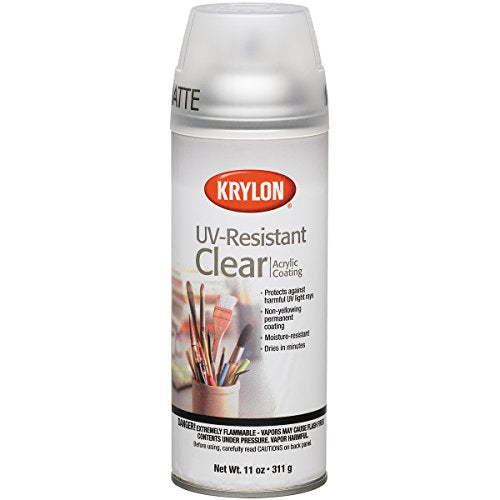 Krylon Uv Resistant Acrylic Coating Spray 11 Ounces Matte 1309 (2-Pack)2