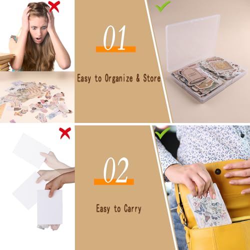 200Pcs Vintage Scrapbook Stickers, Aesthetic Junk Journal Stamping Supplies Kit, Scrapbooking Ephemera Washi Paper for Bullet Journaling Planners Diary Collage - style: Travel