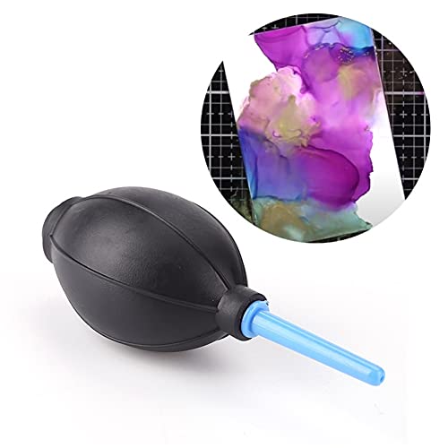 Briartw Soft Alcohol Ink Air Blower Dust Chips Camera Cleaner Craft Arts Painting Drawing Ink Black Blower Pump Hand Held Tool - color: 1 Pcs Alcohol Ink Air Blower