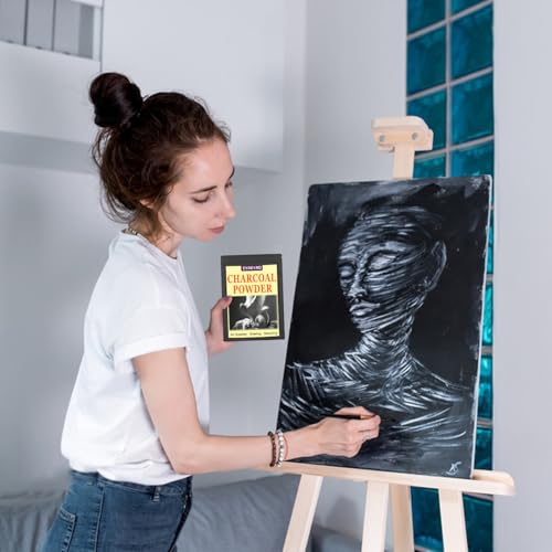 Premium Charcoal Powder for Drawing & Sketching - 2 lbs Fine Art Charcoal, Ideal for Shading, Blending - Professional & Beginner Artist Supplies (2 Pounds) - size: 32 Ounces