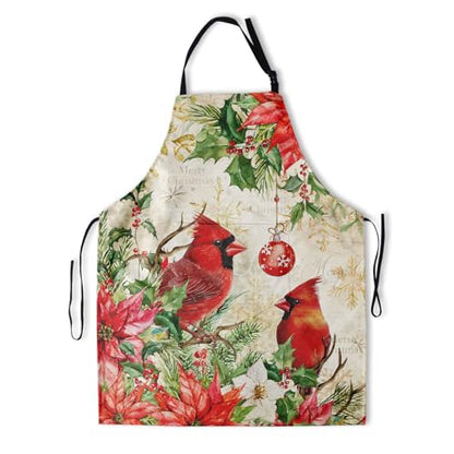 Imiss Waterproof Stain-Resistant Cooking Chef Aprons for Grill BBQ Baking 27 X 31 Inch - color: Red Bird