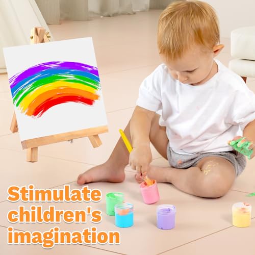 10 Pack 9 Inch Wood Easels,Art Craft Painting Easel,Table Top Easels for Painting, for Painting Party Displaying Canvases, Photos Mini Display Tripod Apply to Kids Artist Adults Students Etc
