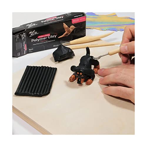 Mont Marte Make n Bake Polymer Clay 400g - Black - color: Black, size: 14.1oz