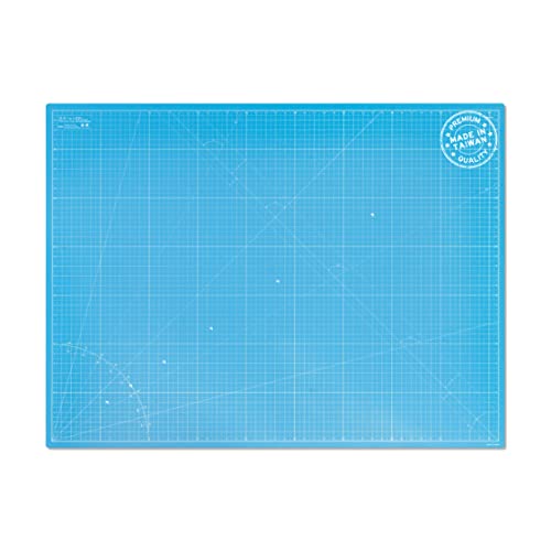 Elan Cutting Mat A0 Blue, Extra Large Self Healing Cutting Mat 36 x 48 Inch, 5-Ply Craft Board Blue, Hobby Board for Crafts 36x48 Inch - style: 48 x 36"