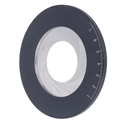 Adjustable Rotatable Circle Drawing Template Ruler with Carving Knife for Precision Craft Cutting, Woodworking and Art Design, Industrial-Grade Round Stencil Tool