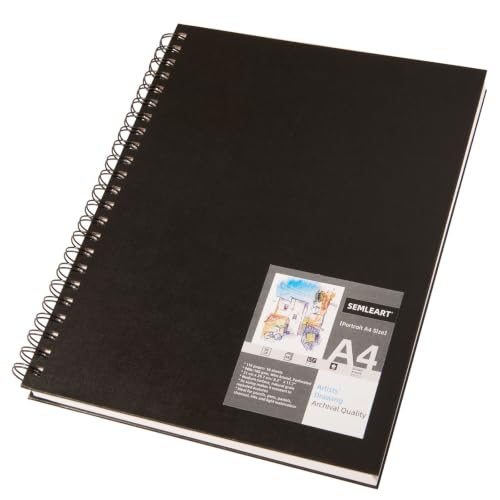 SEMLEART Sketchbook 8.3 * 11.7", Hardcover