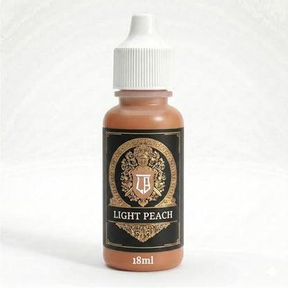 Ludus Bellum Miniature Paint Light Peach Color 18ml Dropper Bottle | Professional Acrylic Paint for Miniatures & Models, Provides Quality Acrylic Tones and Shades for Warhammer 40K D&D Figures - color: Light Peach