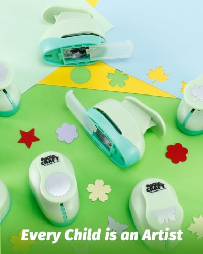 Paper Punches for Crafting Hole Punch 9PCS 1 Inch Craft Punch Shape Set - style: 9 Diffrent Shapes 1 Inch Set