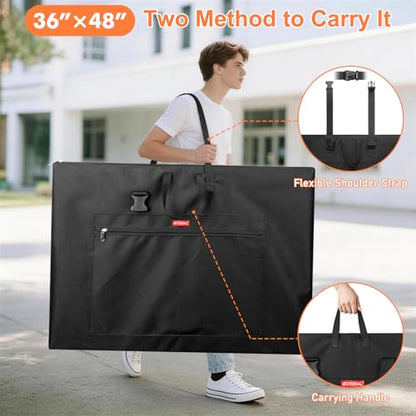 GOTIDEAL Large Art Portfolio Bag, 36x48 Inches - size: 36"x48"