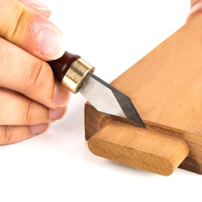 O'SKOOL Marking Knife High Speed Steel Blade Beechwood Handle - Precision and Durability for Professional Woodworkers, MAM016