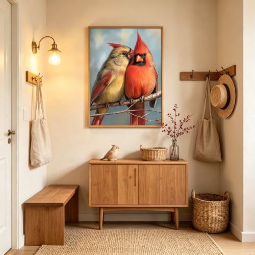 Diamond Painting Kits for Adults Beginners,5D Bird Diamond Art Kits - color: KM1163-1